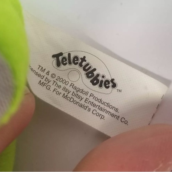 2000 Teletubbies McDonalds Happy Meal Toy Teletubbies Dipsy #3 keychain - Picture 8 of 8